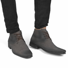 Bota Social Masculina San Lorenzo 1090 Nobuck Marinho 37 ao 45 Menor Preço do Brasil - comprar online