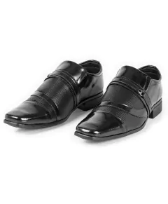 Sapato Social Masculino Couro Verniz Conforto 1061 Calçar 37 ao 45 Linha Slz - comprar online