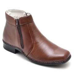 Botina Masculina Couro de Carneiro Linha Conforto Fabricação 100% Artesanal A preço de Fábrica