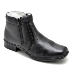 Botina Masculina Couro de Carneiro Linha Conforto Fabricação 100% Artesanal. A preço de Fábrica