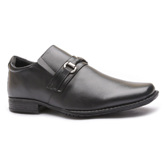 Sapato Social Sport Masculino Calvest Em Couro Preto Solado Costurado - netpizante