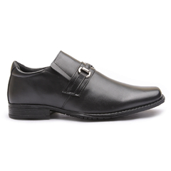 Sapato Social Sport Masculino Calvest Em Couro Preto Solado Costurado - netpizante