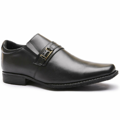 Sapato Social Sport Flex-System Masculino Calvest Em Couro Preto Solado Costurado - comprar online