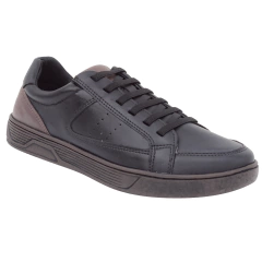 Sapatênis Calce Fácil Masculino Couro Ecológico 37 ao 44 - comprar online