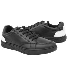 Tênis Casual Pizante Slz Preto Off White Calce Fácil - loja online