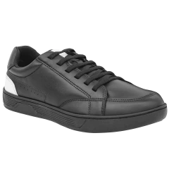 Tênis Casual Pizante Slz Preto Off White Calce Fácil - netpizante