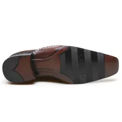 Sapato Social Masculino Calvest Com Metal Dourado-Black - comprar online