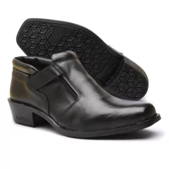 Bota Social Calvest Masculina Em Couro Legitimo - comprar online