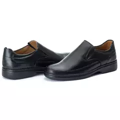 Sapato Masculino Ultra Conforto Fabricação 100% Couro Preto na internet