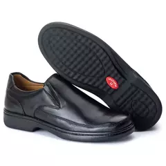 Sapato Masculino Ultra Conforto Fabricação 100% Couro Preto - comprar online