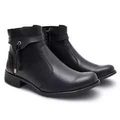 Bota Feminina Estilosa Confortável Detalhe Trançado do 33 ao 40 - netpizante
