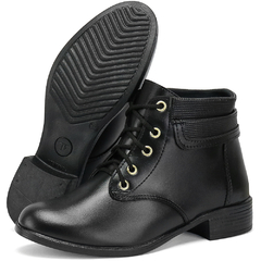 Bota Feminina Cano e Salto Baixo 33 ao 40 Preto - comprar online