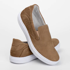 Sapatilha Ranster Slip On Masculino Couro Legitimo