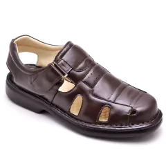 Sandália Masculina Massagiadora Couro Nobre 36 ao 44 - comprar online