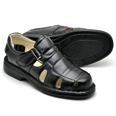 Sandália Masculina Massageada Couro Nobre 36 ao 44 - comprar online