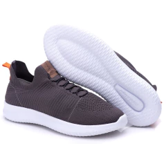 Tênis Masculino Sneaker Ultra Leve Calce Fácil Smoke-Frete Grátis - comprar online