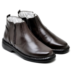 Bota Masculina Ranster Confort Cano Curto Couro Pelica de Carneiro Uso Casual - comprar online