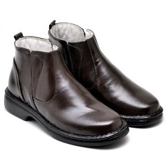 Bota Ranster Masculina Cano Curto Couro de Carneiro Linha Conforto Calce Fácil - comprar online