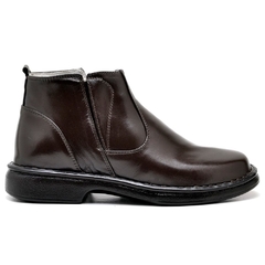 Bota Ranster Masculina Cano Curto Couro de Carneiro Linha Conforto Calce Fácil na internet