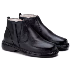 Bota Masculina Cano Curto pelica de Couro na internet