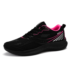 Tênis Polo Running Preto Pink - netpizante