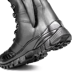 Imagem do Bota Coturno Fran Boots Tipo Militar Cano Médio Couro Legitimo 37 a 45