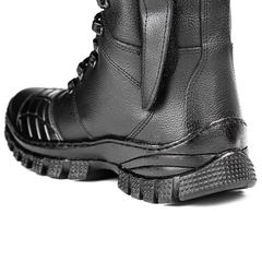 Bota Coturno Fran Boots Tipo Militar Cano Médio Couro Legitimo 37 a 45