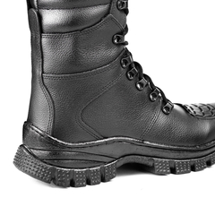 Bota Coturno Fran Boots Tipo Militar Cano Médio Couro Legitimo 37 a 45 - comprar online