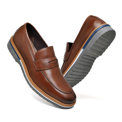 Sapato Social Cft Loafer Gravata Masculino 37 ao 44 - Marrom - comprar online