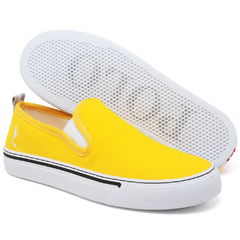 Tênis Feminino Slip On Calce Fácil Polo Blu 34 ao 39 Amarelo na internet