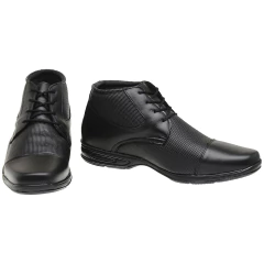 Bota masculina Linha Conforto em Couro 33 ao 46 na internet