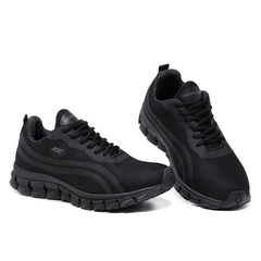 Tênis Ascension Masculino Caminhada e Uso Casual Bleck Tamanho Grande