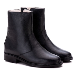 Bota Social Masculina em Couro Legítimo Marrom Cano Médio Uso Casual Preço de Fábrica na internet