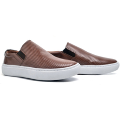 Sapatênis Slip On Masculino Confortop Caramelo- A preço de Fabrica - comprar online