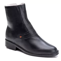 Bota Social Masculina Cano Médio Couro Legítimo Uso Casual Solado PU