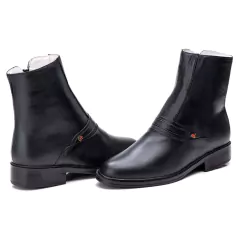 Bota Social Masculina Cano Médio Couro Legítimo Uso Casual Solado PU na internet