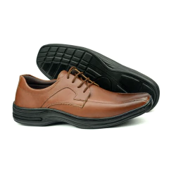 Sapato Social Cadarço Linha Confort 37 ao 44 Couro na internet