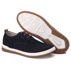 Sapatênis Oxford Masculino Via Ranster Couro Nobre Casual