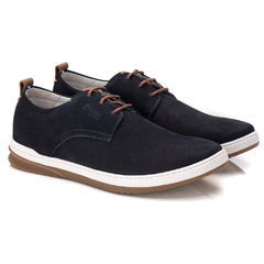 Sapatênis Oxford Masculino Via Ranster Couro Nobre Casual - comprar online
