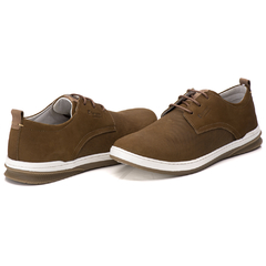 Sapatênis Oxford Masculino Via Ranster Couro Nobre Casual na internet