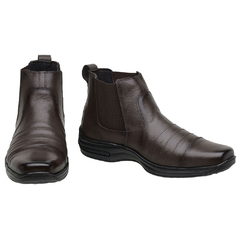 Botina Bota Masculina Modelo Comfort Couro Legitimo 33 ao 46 - loja online