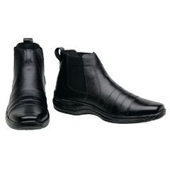 Botina Bota Masculina Modelo Comfort Couro Legitimo 33 ao 46 - comprar online