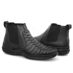 Botina Masculina Escamada Conforto Solado Costurado 33 ao 46 -Opção de Frete Grátis - comprar online