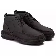 Imagem do Bota Ant Stress Masculina Couro Rustico Casual Conforto