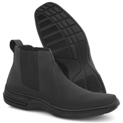 Botina Masculina Conforto Solado Costurado Couro Nobuck (cópia) - loja online