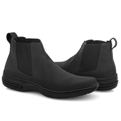 Botina Masculina Conforto Solado Costurado Couro Nobuck (cópia) - comprar online