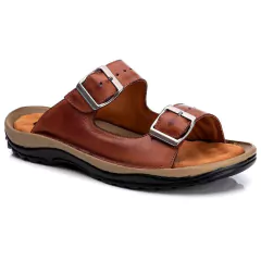 Chinelo Ranster Masculino Antistress Couro Legítimo Palmilha Massageadora na internet
