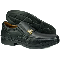 Sapato Masculino Social Sport Couro de Carneiro-37 Ao 44 Linha Confort - loja online