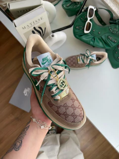 Tênis Moda Air Force Colab W/ Gucc 34 ao 39 na internet