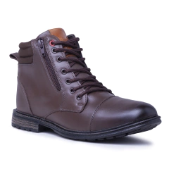 Bota Masculina Coturno Adventure Cft Couro Legitimo - netpizante